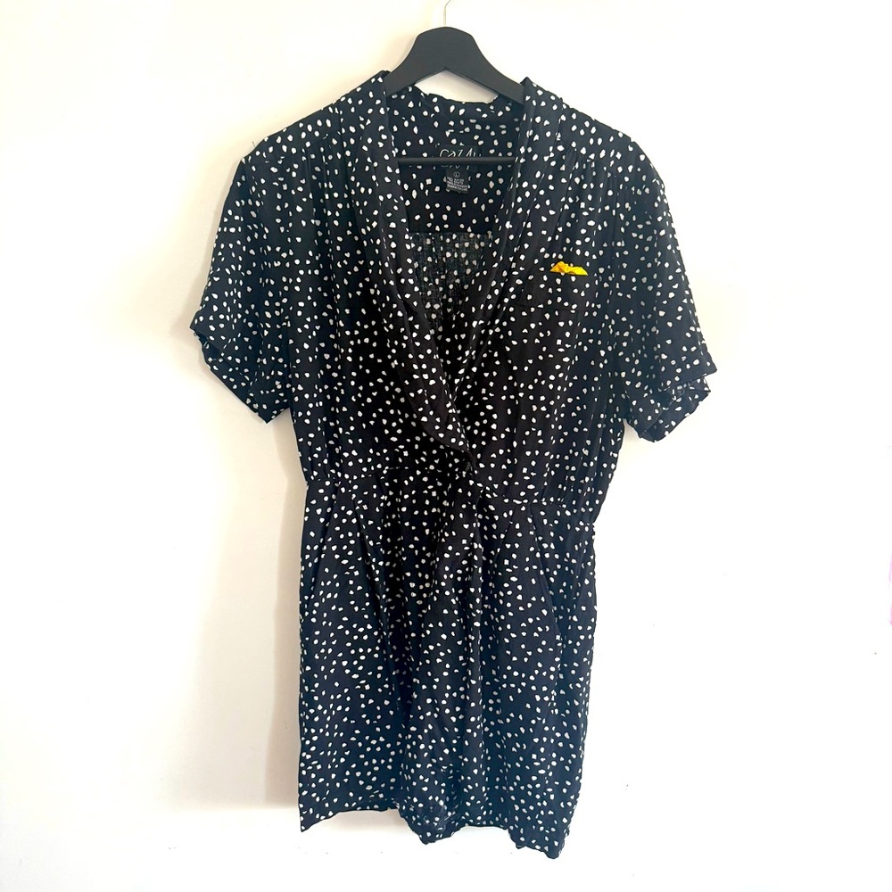 Vintage 80s or 90s polka dot romper